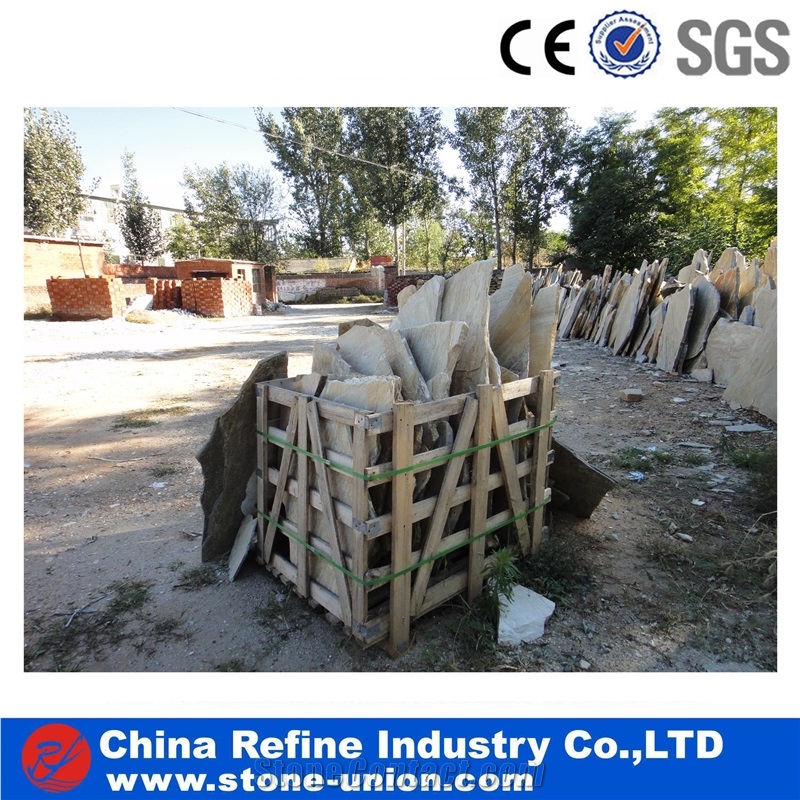 1120 Rusty Slate Random Flagstone for Road Paving