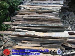 Blue Slate Strip Shape Split Finished for Wall
