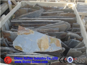 China Red Slate Flagstone,Stepping Stone