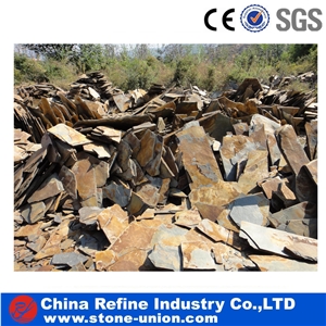 Rusty Irregular Flagstone for Walling/Road Paving