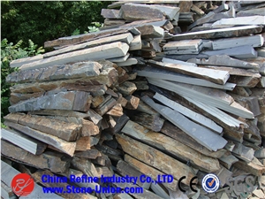 Strip Shape Grey Slate Stone for Wall,Dark Gray Slate Stone Wall Decor,Dark Blue Grey Slate Flexble Stone Veneer