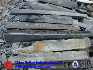 Thin Strip Brown Slate Wall Cladding Stone