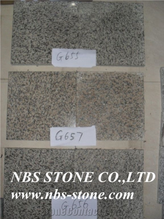 G655 Granite,Polished Tiles& Slabs,Flamed,Bushhammered,Cut to Size for Countertop,Kitchen Tops,Wall Covering,Flooring,Project,Building Material