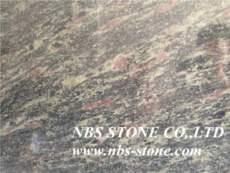 Rose Giallio Granite,Polished Tiles& Slabs,Flamed,Bushhammered,Cut to Size