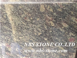 Rose Giallio Granite,Polished Tiles& Slabs,Flamed,Bushhammered,Cut to Size