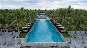 Beautiful Pool Tile Blue Stone