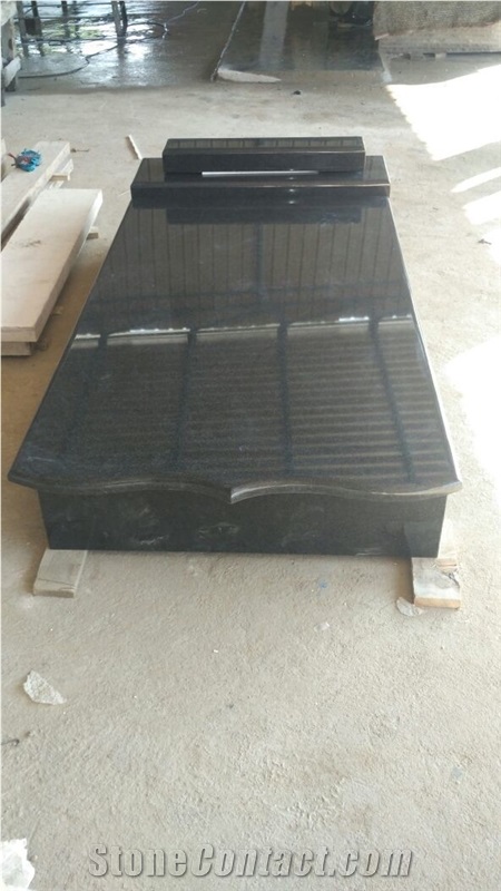 Nimbus Black Granite Monument