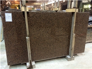 Coral Mist Granite Tiles & Slabs, Brown Ukraine Granite Tiles & Slabs