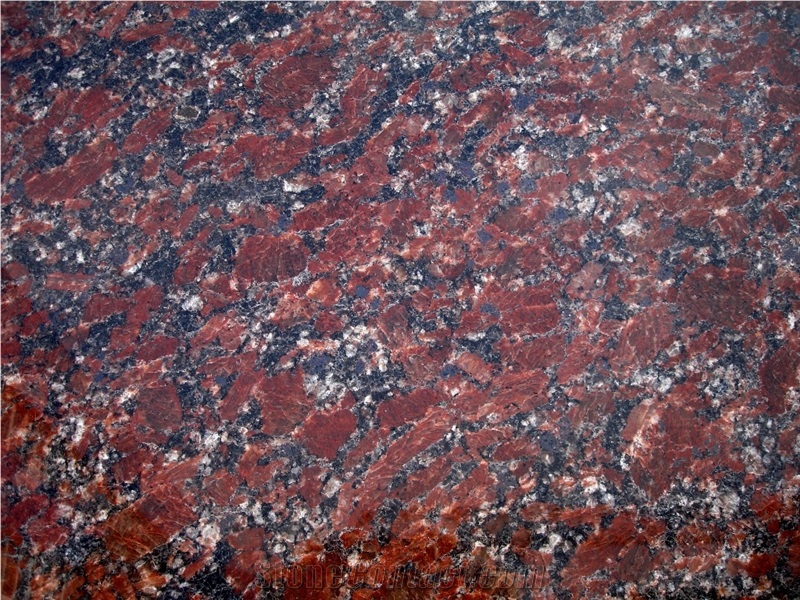 Santiago Red Granite Slabs, Rosso Santiago Ukraine Granite Tiles & Slabs