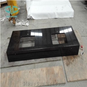 Black Galaxy Polished Bath Countertop/Bathroom Top/Desk Top/Vanity Top
