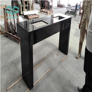 Black Galaxy Polished Bath Countertop/Bathroom Top/Desk Top/Vanity Top
