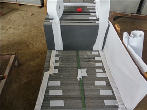 China Hainan Black Basalt Natural Stone Tiles&Slabs Sawn Cut Grind 200# Without Cut Marks Floor Covering Tiles ,Basalt Wall Coverying Tiles,Wall Stone,Building Stone,Paving Stones