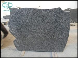 China Impala Black Granite Gravestone,Headstone,Cross Tombstone