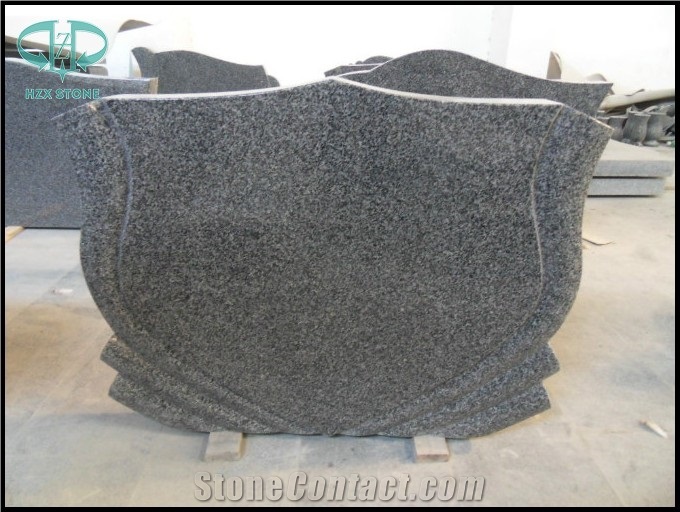 China Impala Black Granite Gravestone,Headstone,Cross Tombstone