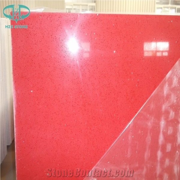 Colorful Quartz Slabs for Flooring