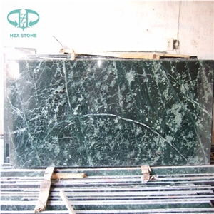Dark Green Marble Tile & Slab, Verda Green Marble Floor Covering Tiles