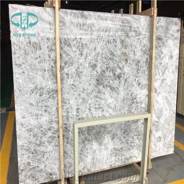Drana White Marble,Silver Fox Marble,Translucent Silver Fox Marble Tile&Slab, China Grey Marble Slab