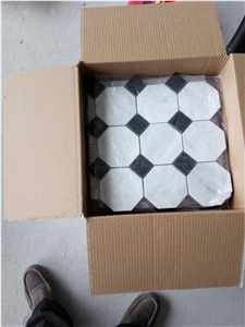 Dynasty White Marble Maosic Tiles,Eastern White Marble Mosiac Tile ,China White Marble Polished Mosaic Tiles for Wall & Floor Covering
