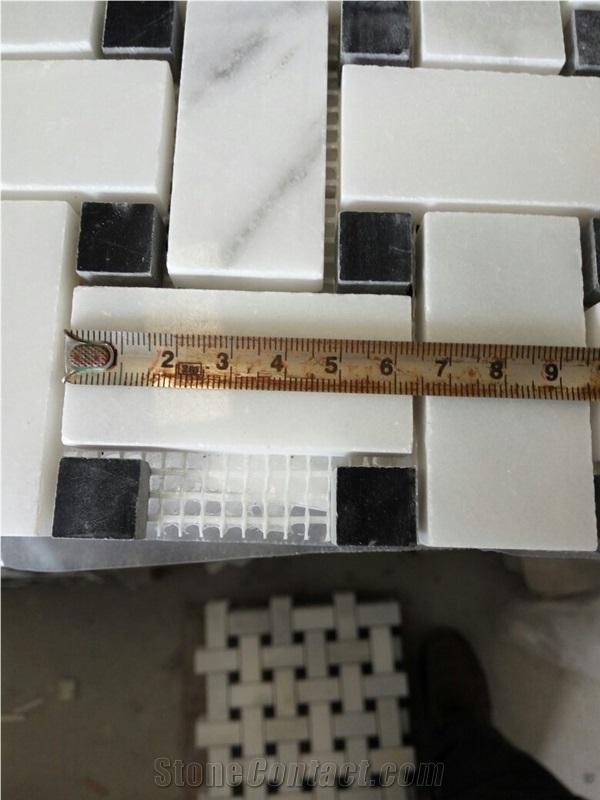 Eastern White Marble Mosaic Tile,Oriental White Marble Mosaic,Dynasty White Marble Mosaic ,Polished Mosaic Pattern and Tiles,China White Marble Mosaic Tiles and Pattern for Wall & Floor Covering