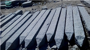 G603 Grey Granite Road Kerbs,Curbs,Garden Fence,Gate Columns,Gate Pillars,Palisade, Rough-Picked,Pineapple