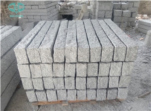 G603 Grey Granite Road Kerbs,Curbs,Garden Fence,Gate Columns,Gate Pillars,Palisade, Rough-Picked,Pineapple