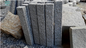 G603 Grey Granite Road Kerbs,Curbs,Garden Fence,Gate Columns,Gate Pillars,Palisade, Rough-Picked,Pineapple