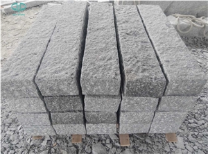 G603 Grey Granite Road Kerbs Rough-Picked,Pineapple,Flamed