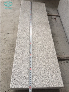 G603 Light Grey Granite Steps & Risers,Stairs & Risers,Polished,Honed and Flamed