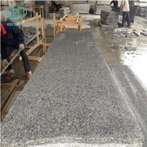 G640 Bianco Sardo, China White Granite, G640 Granite Slabs & Tiles, White Black Flower Granite, Black Silver,Black Spot Gray Granite, Bianco Sardo, Grey Granite