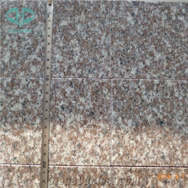 G664 Granite Slabs, Luna Pearl Granite Slabs, Luoyuan Bianbrook Brown, Black Spots Brown Granite, Copper Brown