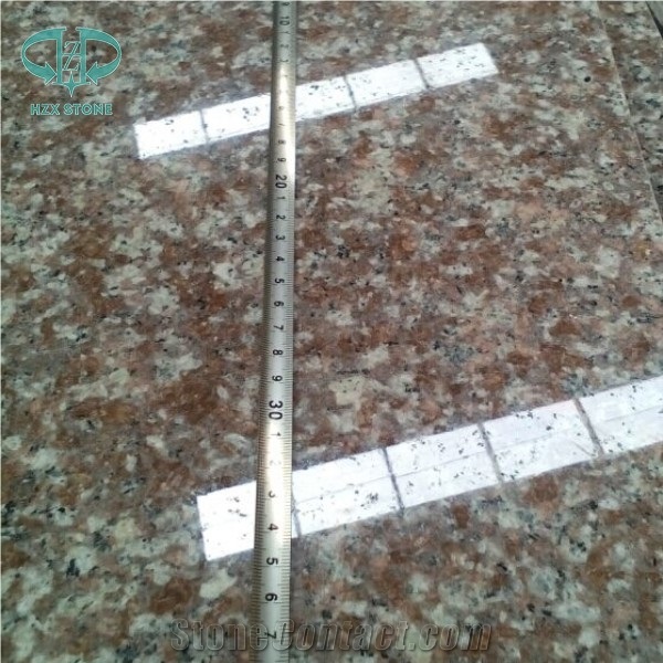 G664 Granite Slabs, Luna Pearl Granite Slabs, Luoyuan Bianbrook Brown, Black Spots Brown Granite, Copper Brown