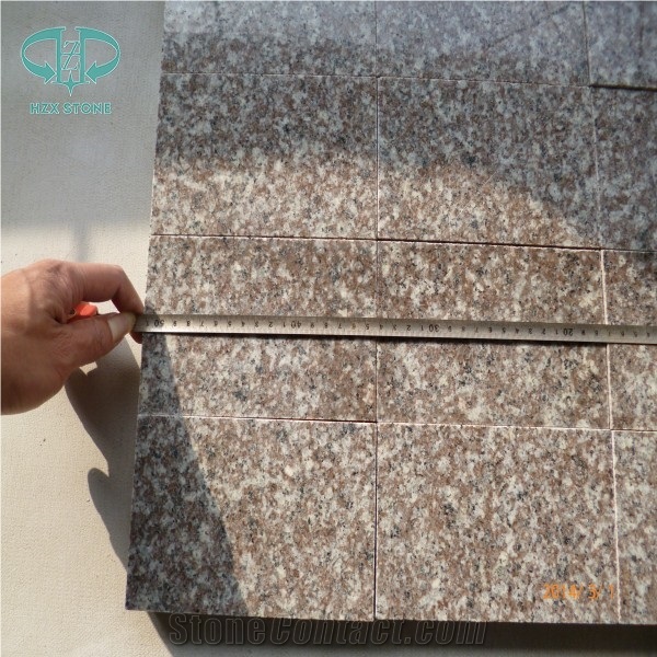 G664 Granite Slabs, Luna Pearl Granite Slabs, Luoyuan Bianbrook Brown, Black Spots Brown Granite, Copper Brown