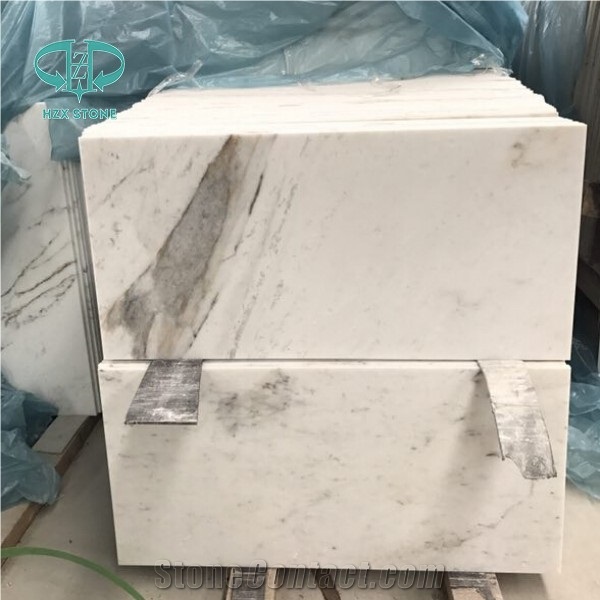 Jade White Marble Tiles Vein Cut/Cross Cut for Flooring/Wall