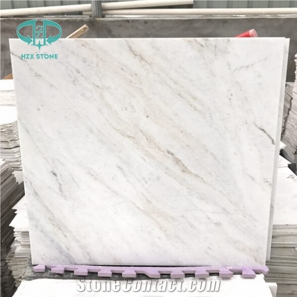 Jade White Marble Tiles Vein Cut/Cross Cut for Flooring/Wall