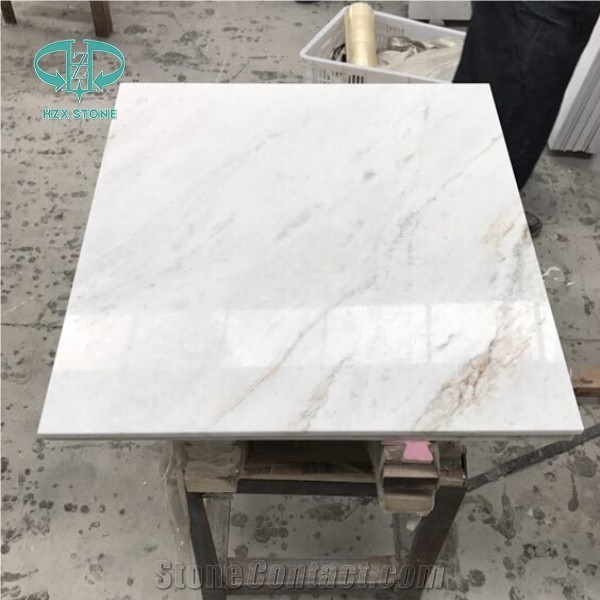 Jade White Marble Tiles Vein Cut/Cross Cut for Flooring/Wall