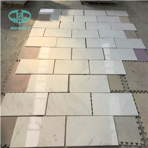 Jade White Marble Tiles Vein Cut/Cross Cut for Flooring/Wall