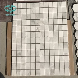 Jade White Polished Hexagon/Brick Mosaic for Wall