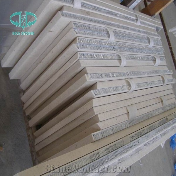 Laminated Composite Stone Tiles Honeycomb