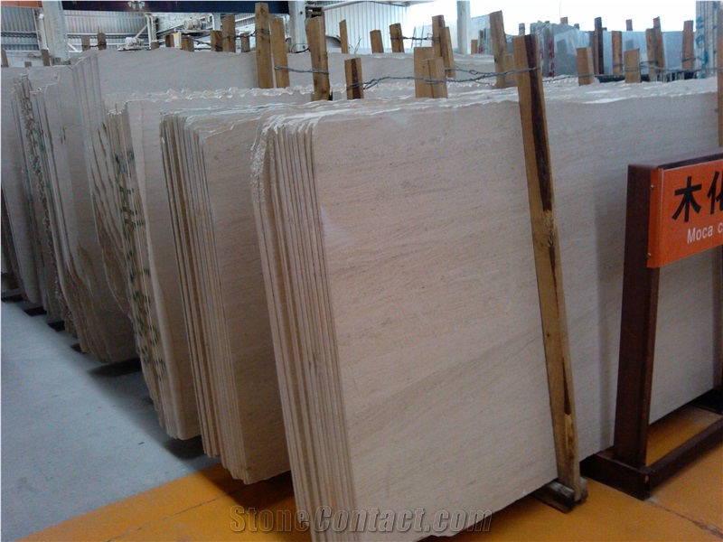 Moca Cream Limestone Tiles & Slabs, Beige Limestone Portugal Tiles & Slabs