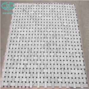 Mosaic Pattern, Marble Mosaic Tile 15*15*8, Marble Mosaic Tile 15*15*4, White Color Marble Mosaic Tile, Polished Surface Mosaic, Garden & Balcony Marble Mosaic, Kitchen Marble Mosaic, Wall Mosaic