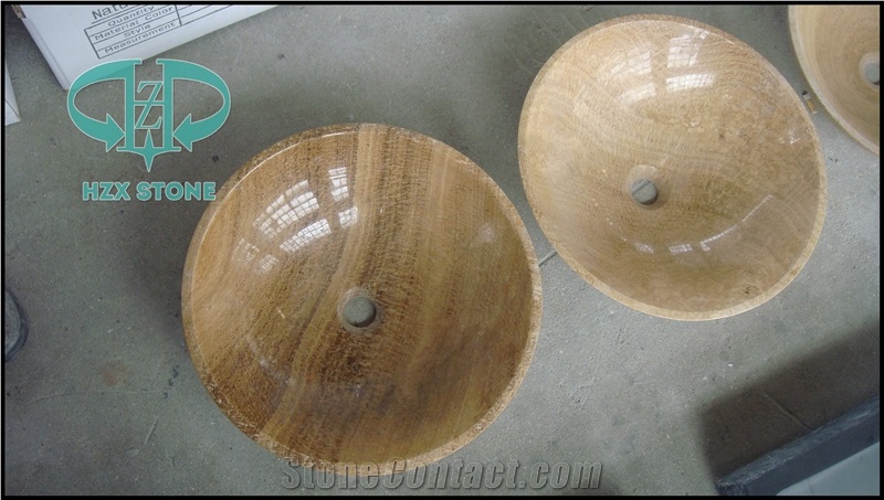 Onyx Yellow Round Sink/Bowl/Wash Basin and Bathroom Sink/Round Wash Basin and Bathroom Sink/ Washbasin / Bathroomsink