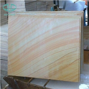 Rainbow Sandstone Tile, Teawood Sandstone French Pattern, Yellow Sandstone Wall Tile, Sandstone Floor Tiles