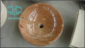 Red Marble Sink (Bowl), White Marble Sinks