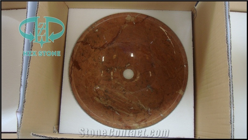 Red Marble Sink (Bowl), White Marble Sinks