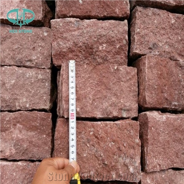 Red Porphyry All Covering/ Floor Covering/Red Porphyry/Red Porphyry Pavers/Red Granite/Red Porphyry Granite