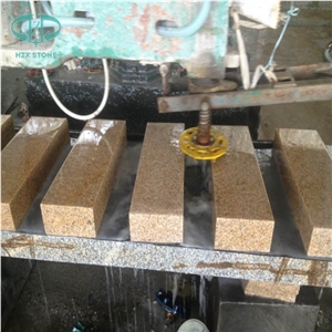 Rusty Yellow Beige G682,Sunset Gold G682 Granite, G350, Shandong Yellow Rusty Granite Flamed Slabs Tiles Paving, Wall Cladding Covering, Landscaping Decoration Building Project
