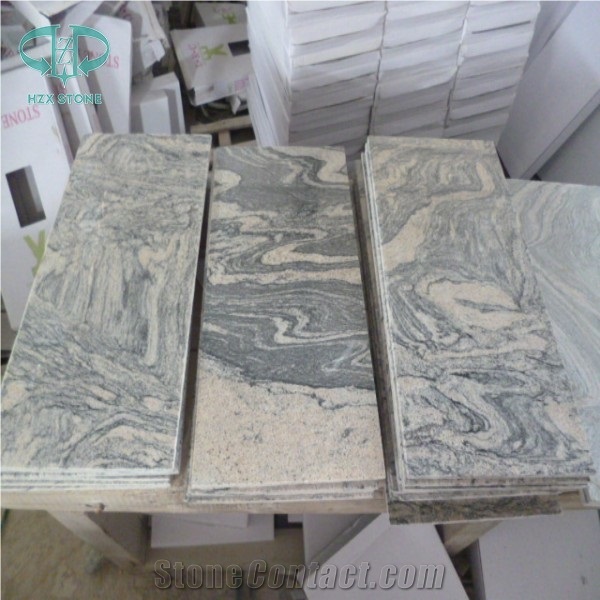 Silver Waves Granite Wall Tiles, China Juparana Floor Tile, Desert Gold Granite Tiles, Desert Flower
