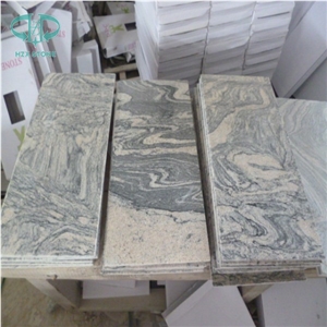Silver Waves Granite Wall Tiles, China Juparana Floor Tile, Desert Gold Granite Tiles, Desert Flower