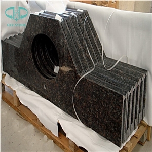 Tan Brown Bathroom Countertops, Brown Granite Vanity Tops,Custom Vanity Tops