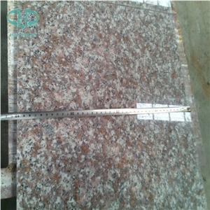 Very Cheap Chinese Red Granite, G687 Cherry Pink, Peach Blossom Red / Floor Covering Tiles / Wall Cladding Tiles